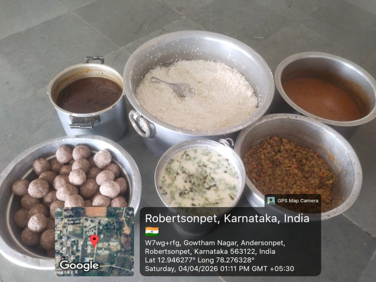 MDRSSC40KGF's tweet photo. Lunch @SWDGoK #SocialWelfare_Karnataka #SocialAudit_SWDMeals https://t.co/jhWqwZeRrj