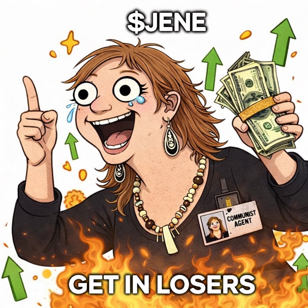 109Raine's tweet photo. GET IN LOSERS.

$JENE is going up. 📈🔥

o5tXSdbVc7Vqd5ATj9HM6j5qtazgkGnQ5xyKsAApump https://t.co/ohPE3vbrn6