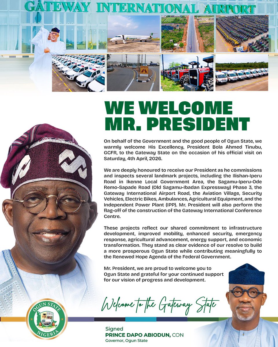 Prince Dr. Dapo Abiodun, CON tweet media