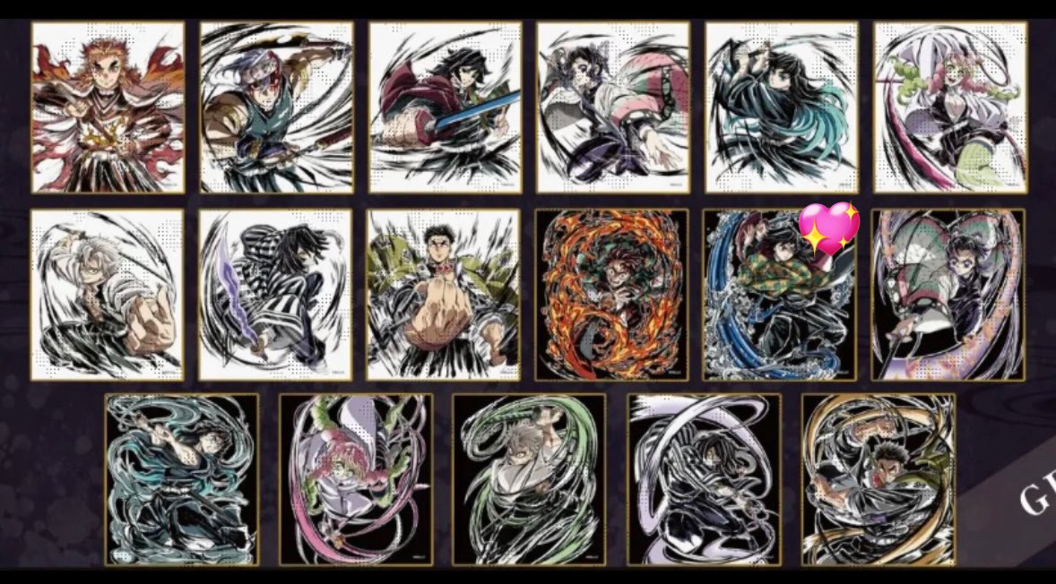 kichi_tori's tweet photo. 【交換・譲渡】鬼滅の刃 WEBSHOPくじ
アクリル色紙

譲) 画像1枚目

求) 画像2、3枚目の💖　定価＋送料

💕は交換優先🌸
郵送又はbio記載日都内手渡しにて
よろしくお願いいたします🙇‍♀️ https://t.co/YEeMwN7PJz