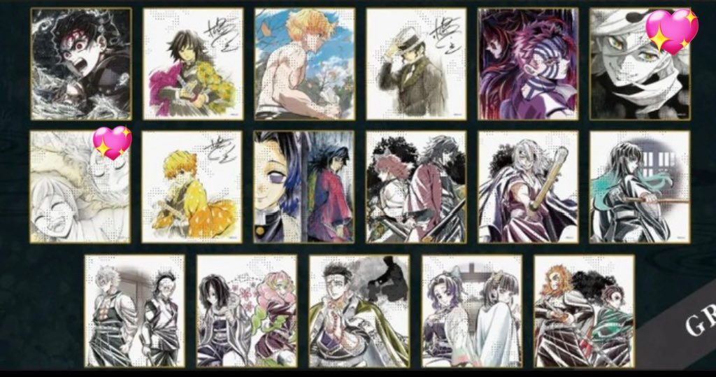 kichi_tori's tweet photo. 【交換・譲渡】鬼滅の刃 WEBSHOPくじ
アクリル色紙

譲) 画像1枚目

求) 画像2、3枚目の💖　定価＋送料

💕は交換優先🌸
郵送又はbio記載日都内手渡しにて
よろしくお願いいたします🙇‍♀️ https://t.co/YEeMwN7PJz