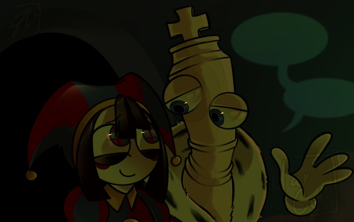 SillyMaryLand's tweet image. They are so cute!

#TADC #TheAmazingDigitalCircus #Kinger #Pomni #Fanart