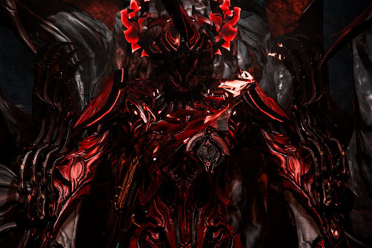 PoisonSwagger's tweet photo. She is so pretty. The queen of blood and Gore Garuda from Warframe.

(In-game photo taken and edited and removed the UI) https://t.co/VWBWO9ycAi