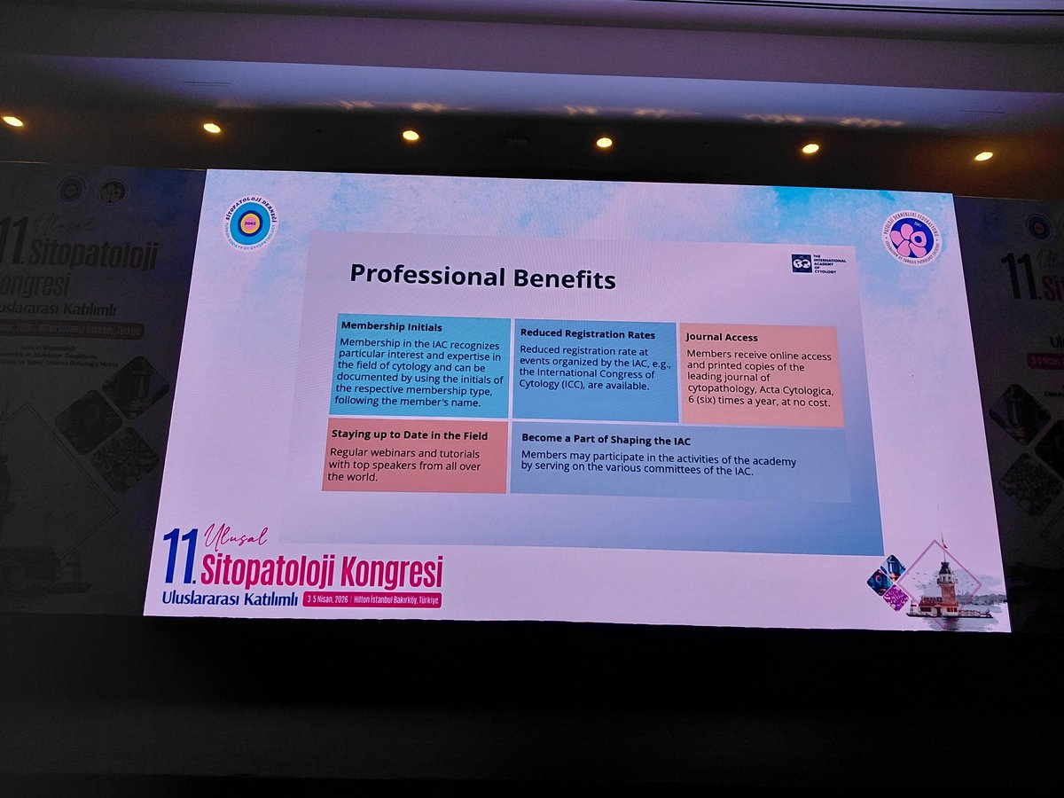 IACytology's tweet photo. Lots of professional benefits for YOU if you become #IACmember! Wanna join? This is how you start https://t.co/XJNJIIg7s7
Or just come to the #IACpresident Dr @sza_jhcyto or the members attending the congress for guidance @JM_CytoBox @glinglerimek @chriszioga 😀
#cytology #cytopath