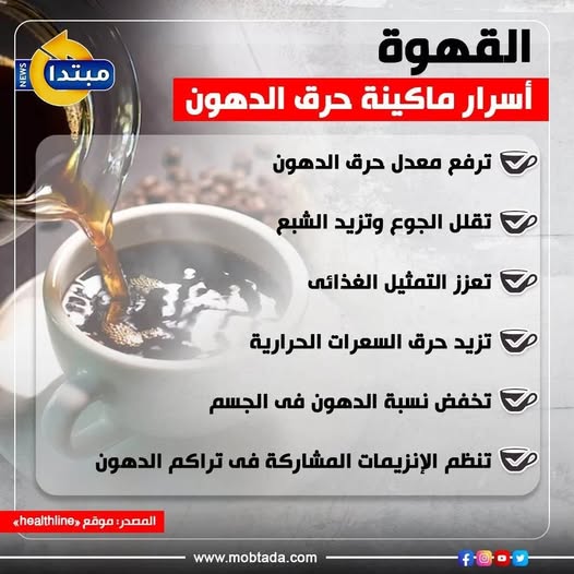 القهوة.. أسرار ماكينة حـ ـرق الدهون 