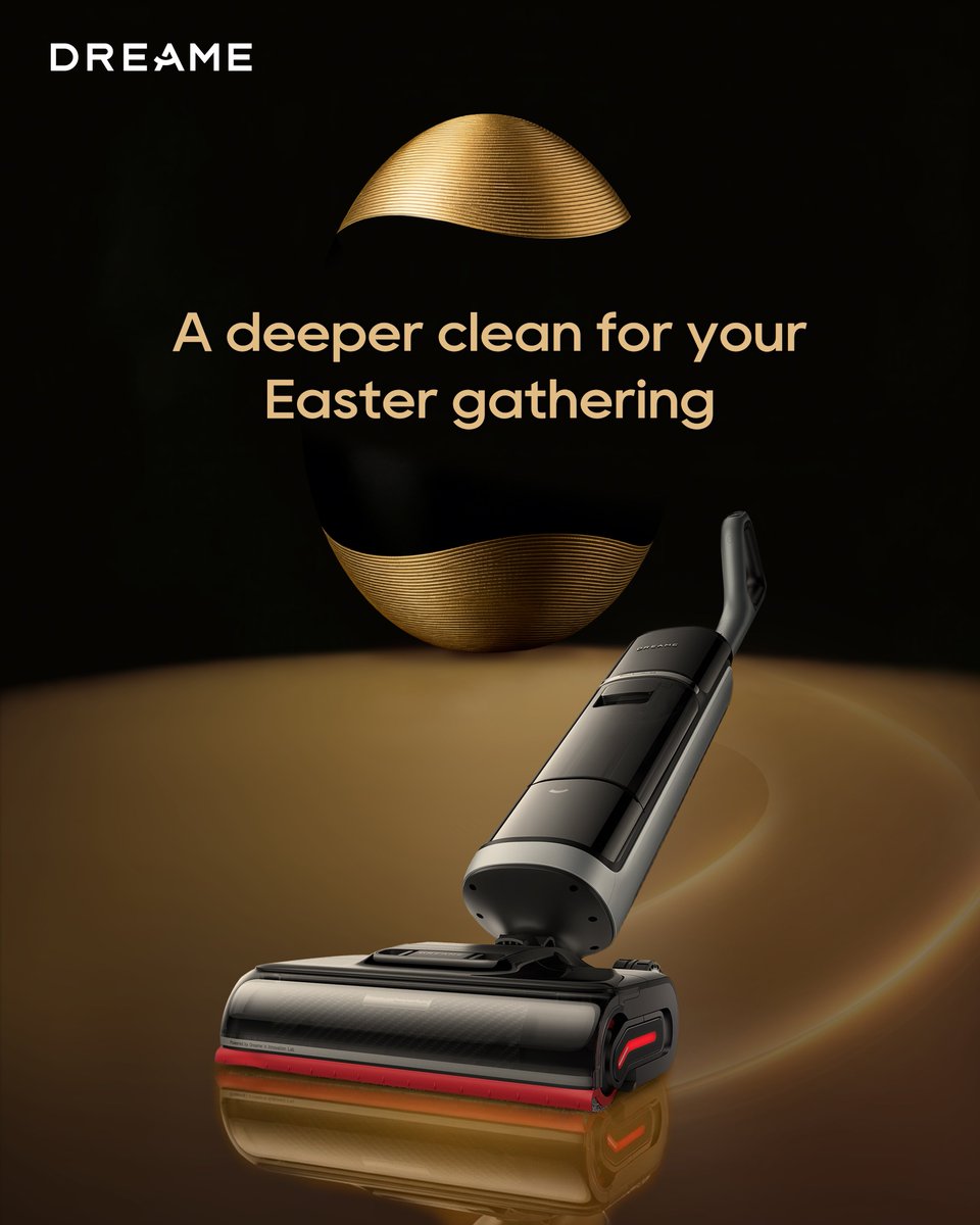 DreameGlobal's tweet photo. From little messes to big moments 🌼
Clean deeper. Live lighter ✨
Happy Easter Day!
#Dreame #Easter #EasterFlowers #HappyEasterHolidays https://t.co/rk0KMpaneE