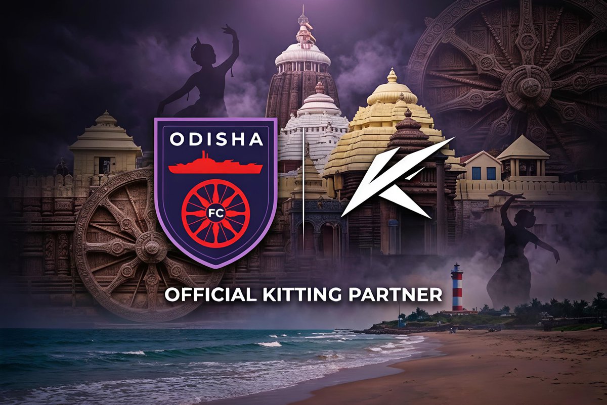 We are pleased to announce that Kaidos Sports is brought on as our Official Kitting Partner for the remainder of the season!

#OdishaFC #OFC #ISL12 #AmaTeamAmaGame