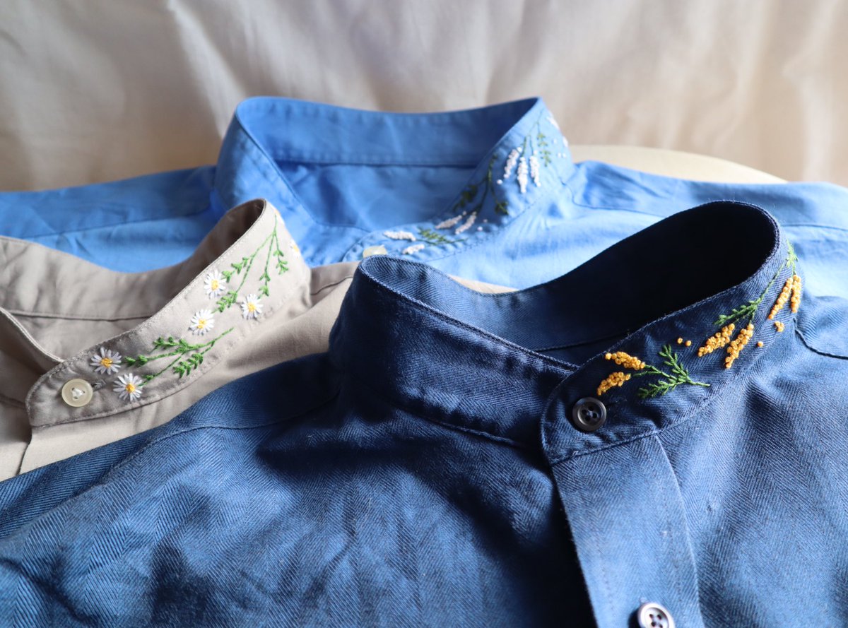 tomtom_dimbula's tweet photo. ▶︎ 4月5日22:00-

ハンドステッチならではの立体感のあるお花の刺繍を首元に💐

さりげないデザインで、男女問わずご着用いただけます◎ https://t.co/hlINBTfQKb