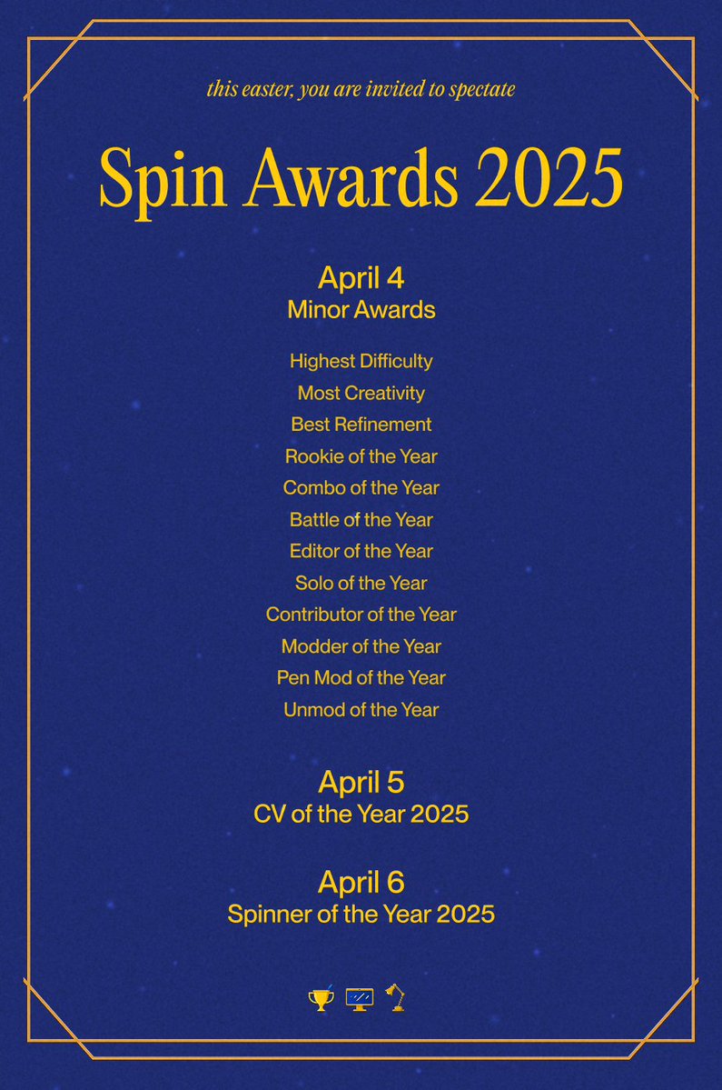 Spin Awards tweet media