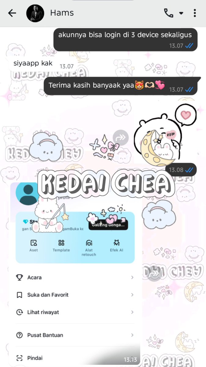 cheatesti's tweet photo. testimoni 1516 - 1519 

nokos gojek pin
nokos midikring
capcut private 1 bulan
nokos moka 3 https://t.co/YezXcmUwxd