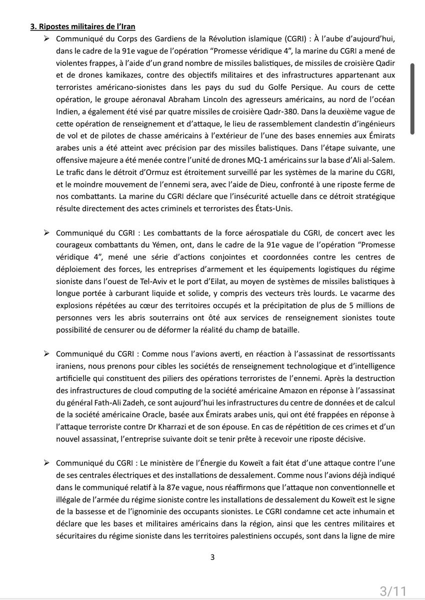 Iran en France tweet media