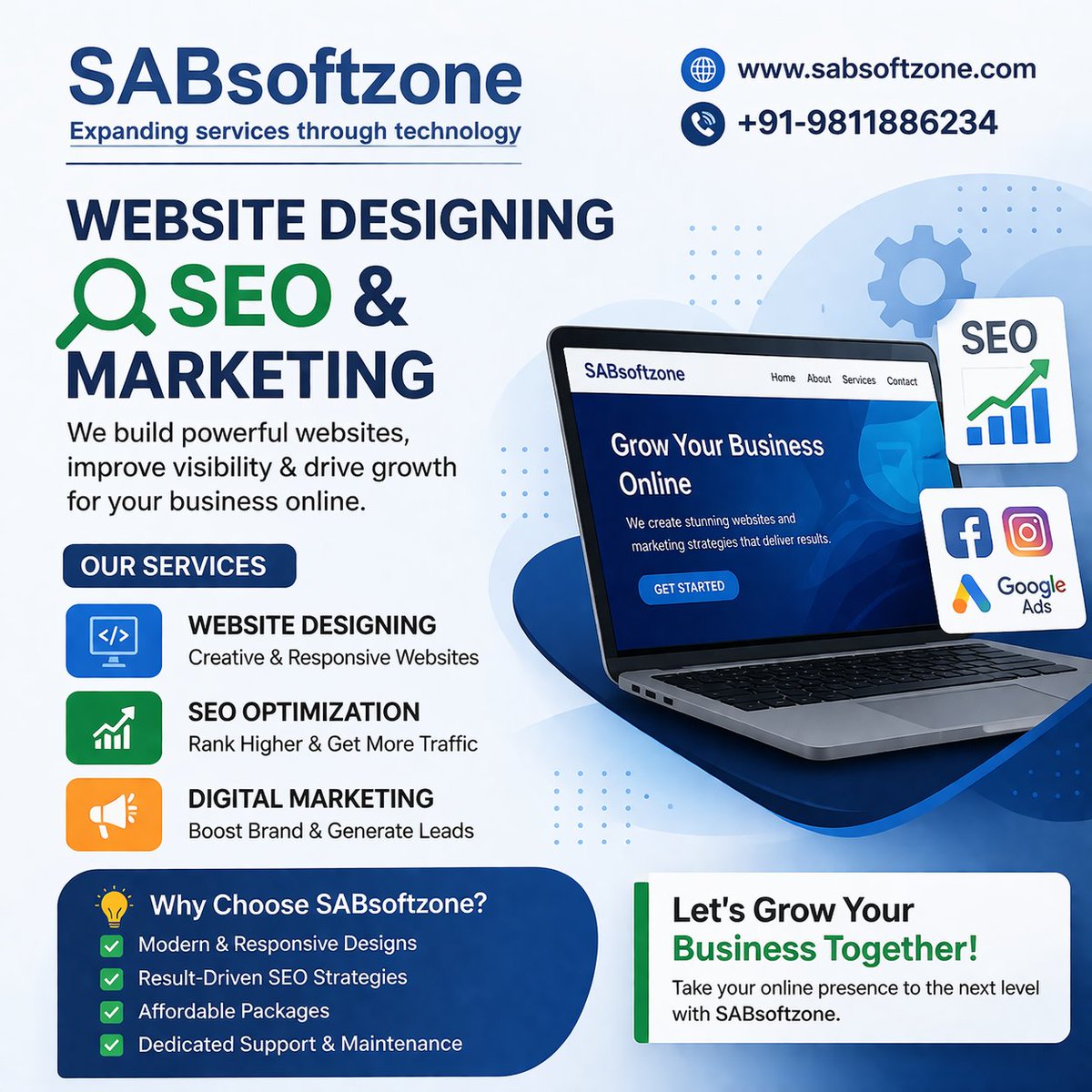 sabsoftzone's tweet image. Search Engine Optimization isn’t just about adding a few tags with important keywords. It’s a powerful blend of art &amp;amp; science that drives real online success.
🌐 Visit: sabsoftzone.com
📞 Call: +91-9811886234
#SEO #SearchEngineOptimization #DigitalMarketing #OnlineGrowth