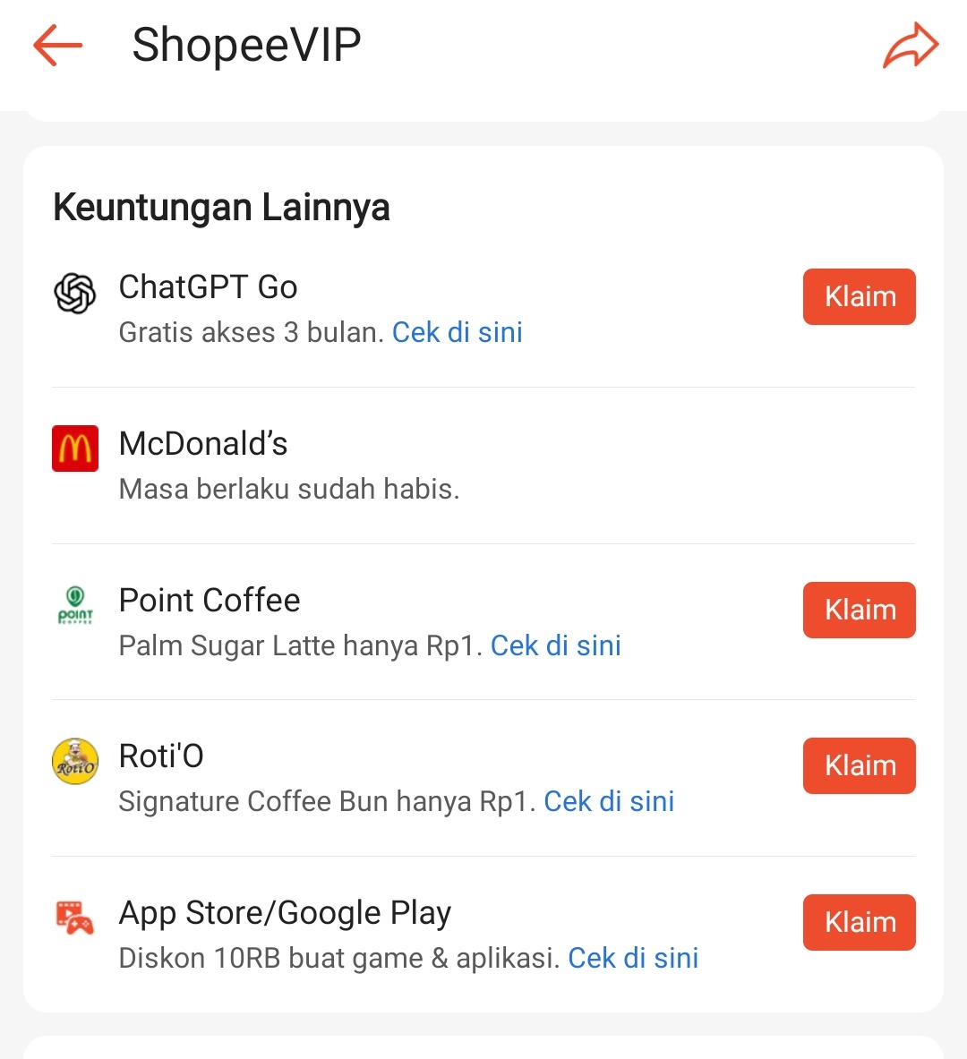 Stop_Kontaq's tweet photo. Klaim dari shopee VIP 🥰

#zonauang #pointcoffee #palmsugarlatte https://t.co/8SW0BIGyK1
