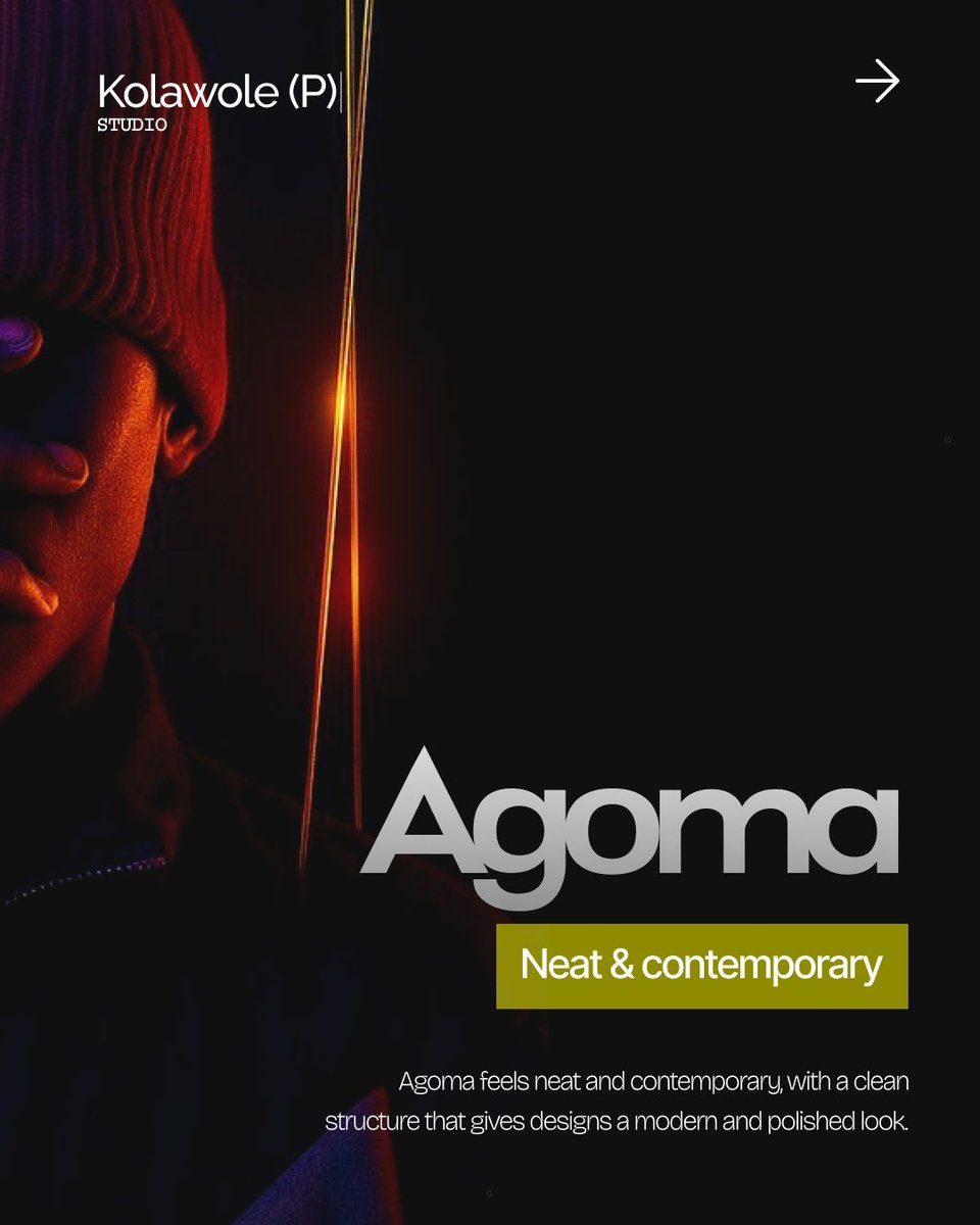 Kolawole_P_miji's tweet image. Typography can make or break your design.
These fonts? They do the job right.
Save this for your next project.

#typography #fontdesign #fonts #fontinspo #typeinspiration #typographydesign