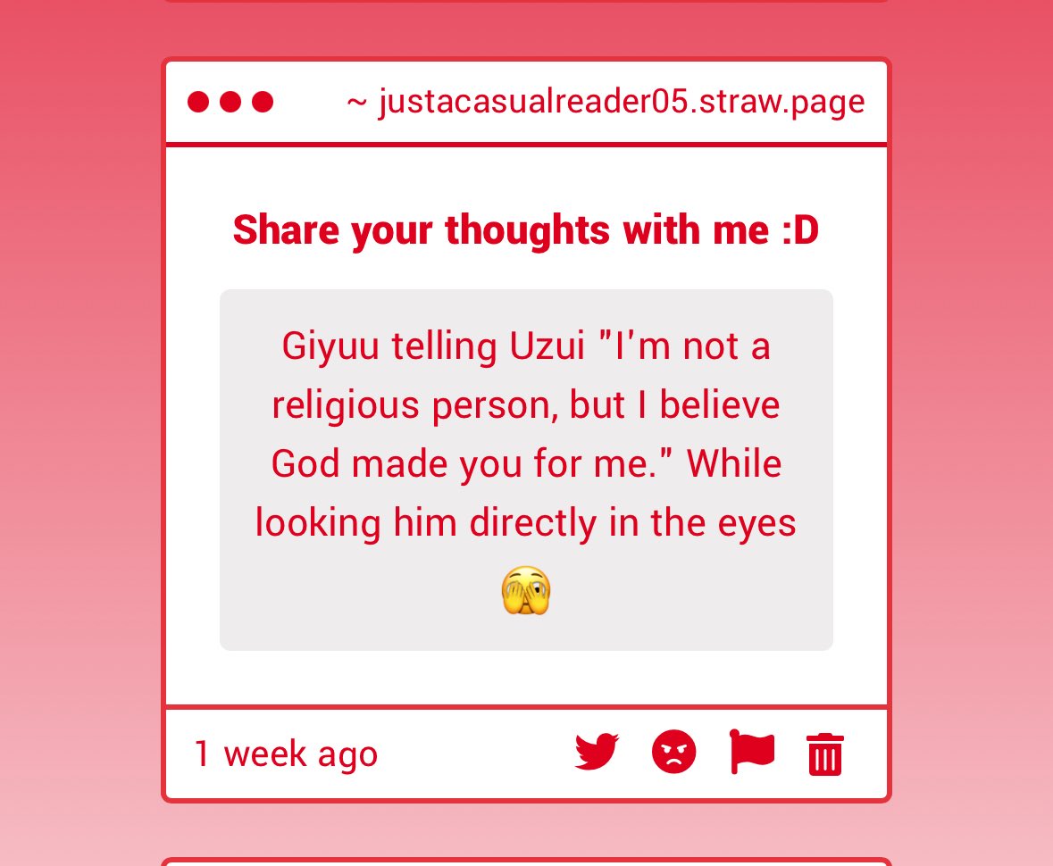 jcasualreader05's tweet photo. Oh, this is so freaking cute!!!

I’m 100% sure Tengen gets so flustered when Giyuu says something like this because it’s so straightforward and unexpected.

The type of thing Giyuu would say on a random weekday and not think much of it other than it’s simply how he feels 😭 https://t.co/RVDLO3JTEP