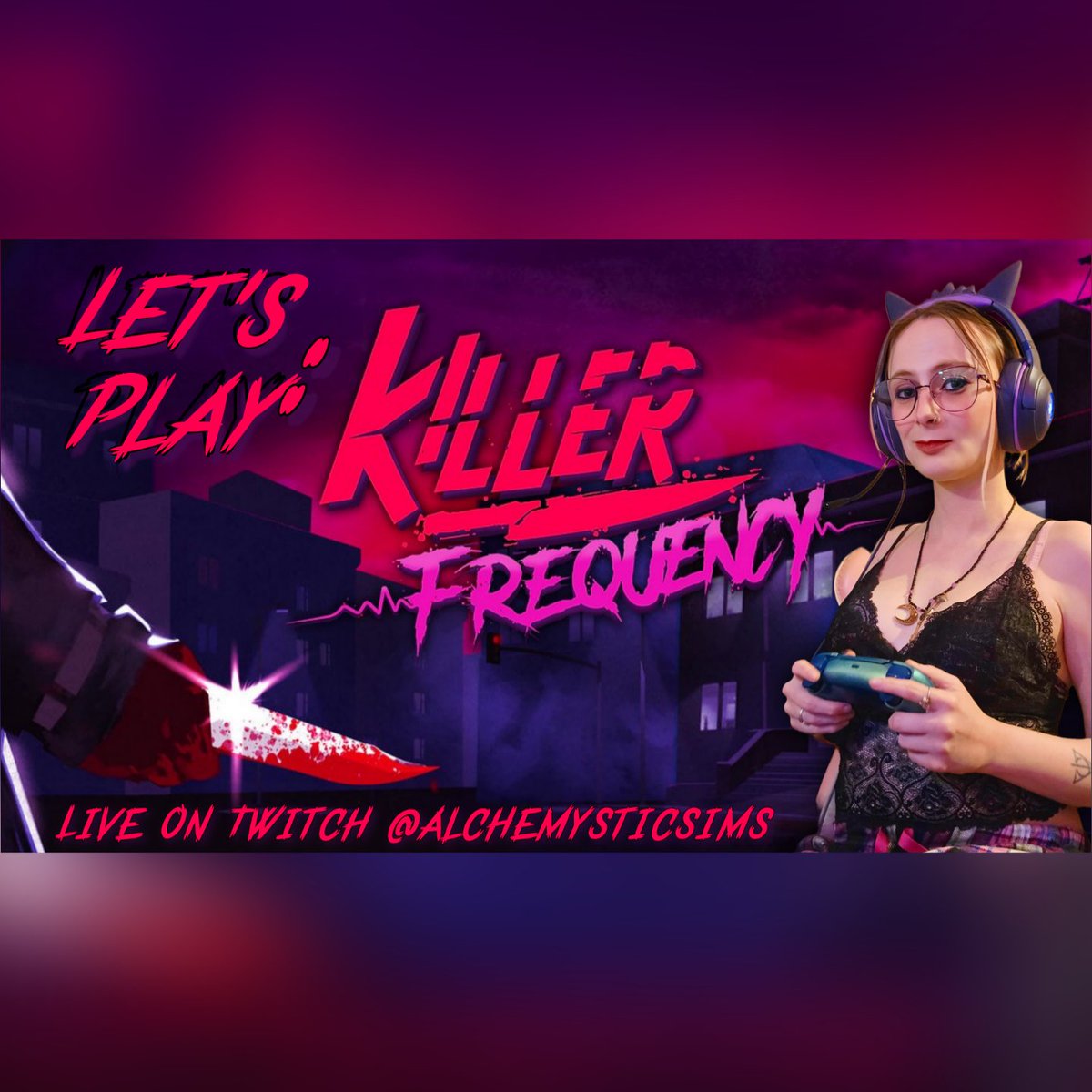 AlchemysticSims's tweet photo. Come hang with me as I play #KillerFrequency live on cam! ๐ง๐ช @KillerFrequency @Team17
#HorrorGaming #horrorgames #thriller #thrillergames #PS5Gamer #lgbtqia #lgbtq #lgbtqsafespace https://t.co/sqzKOwtMn5