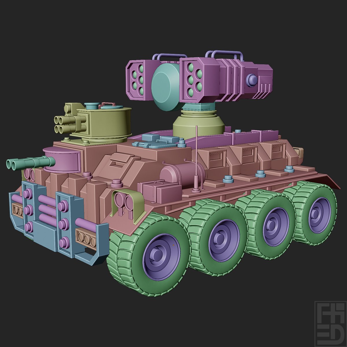 fhstut's tweet photo. APC 3d Model
• Blender • PS
work in progress
#3d #model #modeling #turbosquide #modelselling #hardsurface #design #military #defance
#weapon #cgt #blender #b3d #fh3d #fh3d2026 #apc
♦design reference from internet♦ https://t.co/HnjH1YLRa5
