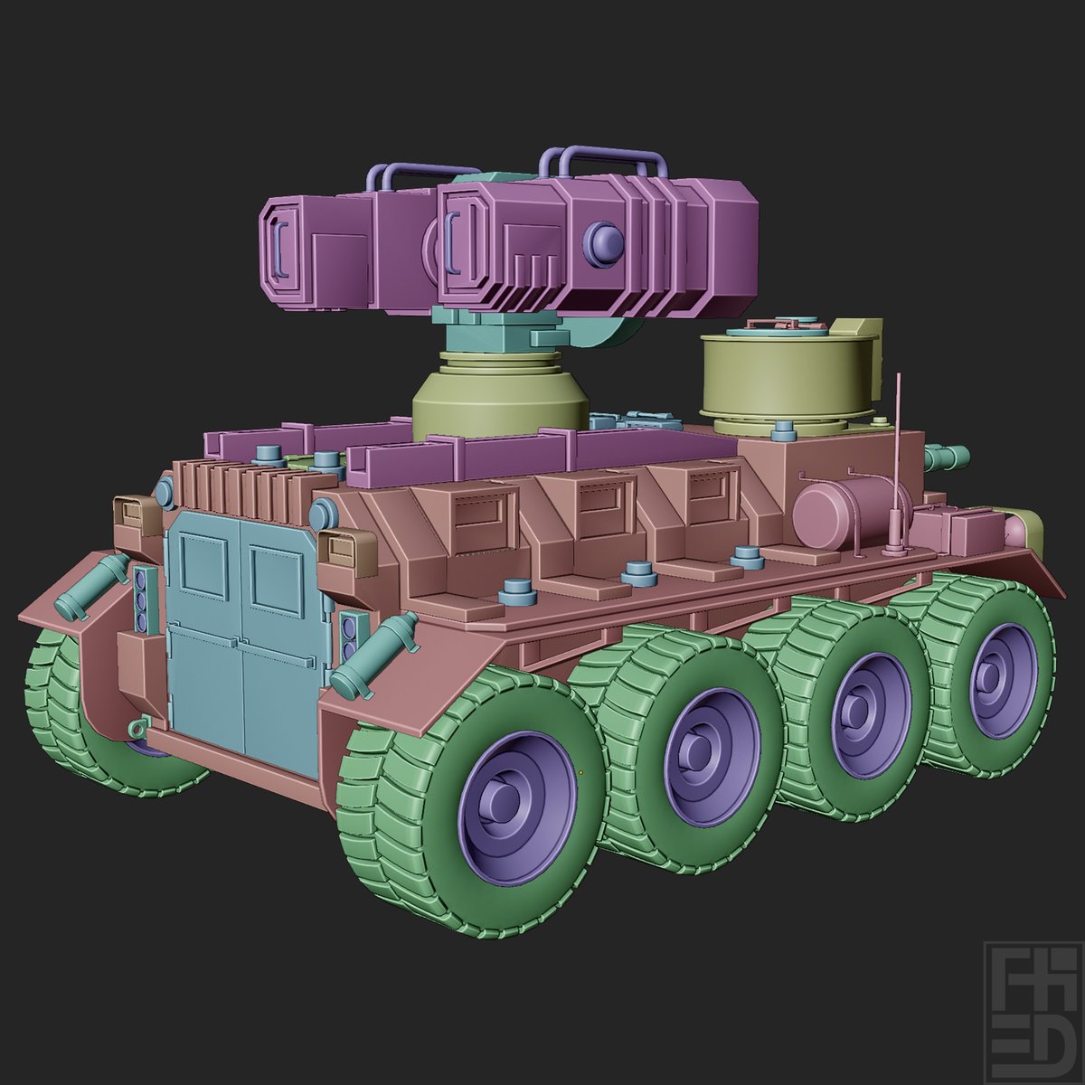 fhstut's tweet photo. APC 3d Model
• Blender • PS
work in progress
#3d #model #modeling #turbosquide #modelselling #hardsurface #design #military #defance
#weapon #cgt #blender #b3d #fh3d #fh3d2026 #apc
♦design reference from internet♦ https://t.co/HnjH1YLRa5
