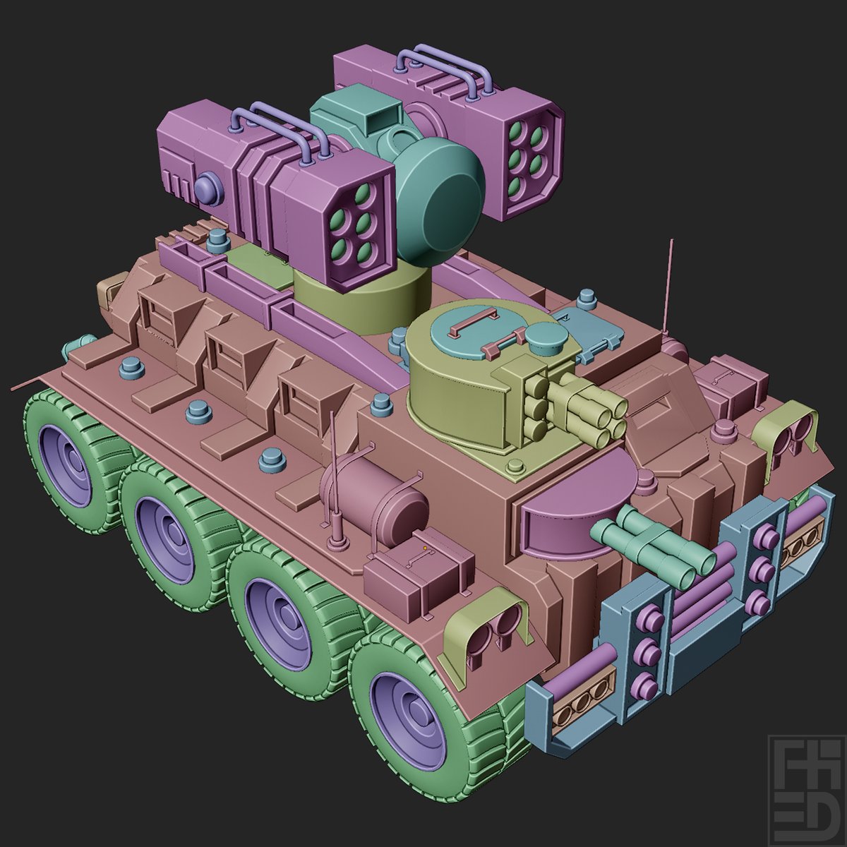 fhstut's tweet photo. APC 3d Model
• Blender • PS
work in progress
#3d #model #modeling #turbosquide #modelselling #hardsurface #design #military #defance
#weapon #cgt #blender #b3d #fh3d #fh3d2026 #apc
♦design reference from internet♦ https://t.co/HnjH1YLRa5