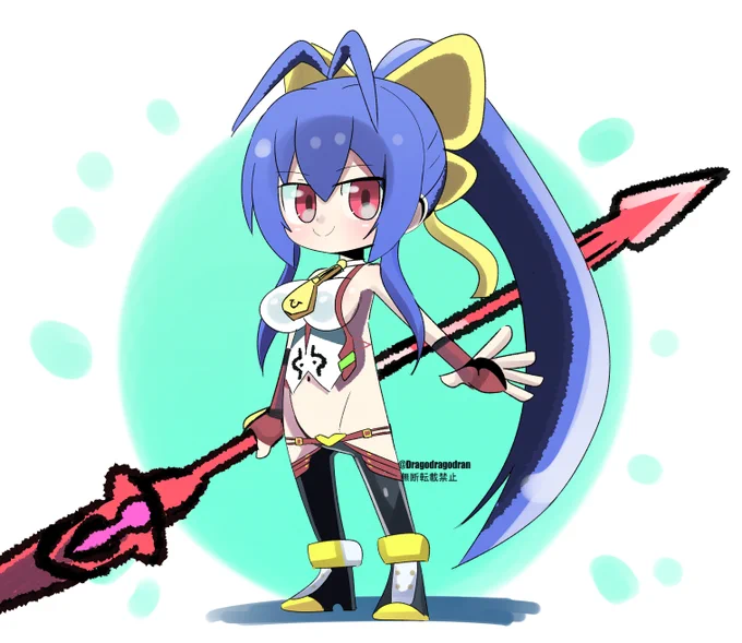 ブレイブルー より マイ=ナツメ 。( Mai Natsume ) #Blazblue #ブレイブルー #格ゲーキャラ描こうぜ