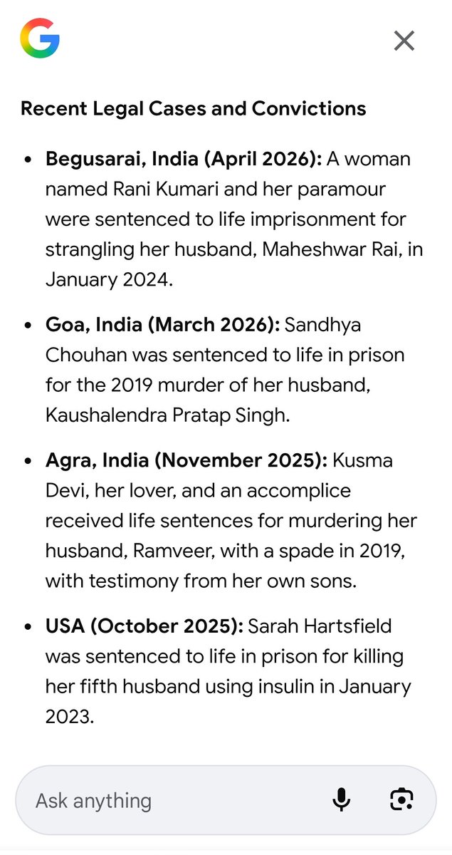 Dear #Simps, 
What price are you ready to pay for it?
Clue: - Just <a href="/Google/">Google</a> "life sentence for husband murder". 🤡 

#SIFFWithYou
#HusbandMurder #AtulSubhashAmarRahe