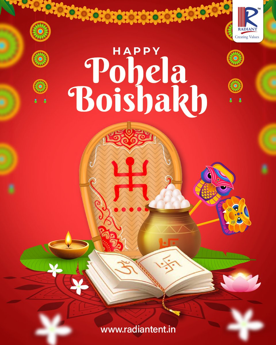 RadiantLogisti1's tweet image. May this Pohela Boishakh mark the beginning of new opportunities, renewed hopes, and brighter journeys ahead✨

Wishing you and your loved ones a year filled with peace, prosperity, happiness, and success.

#PohelaBoishakh #bengalinewyear #FestiveSeason