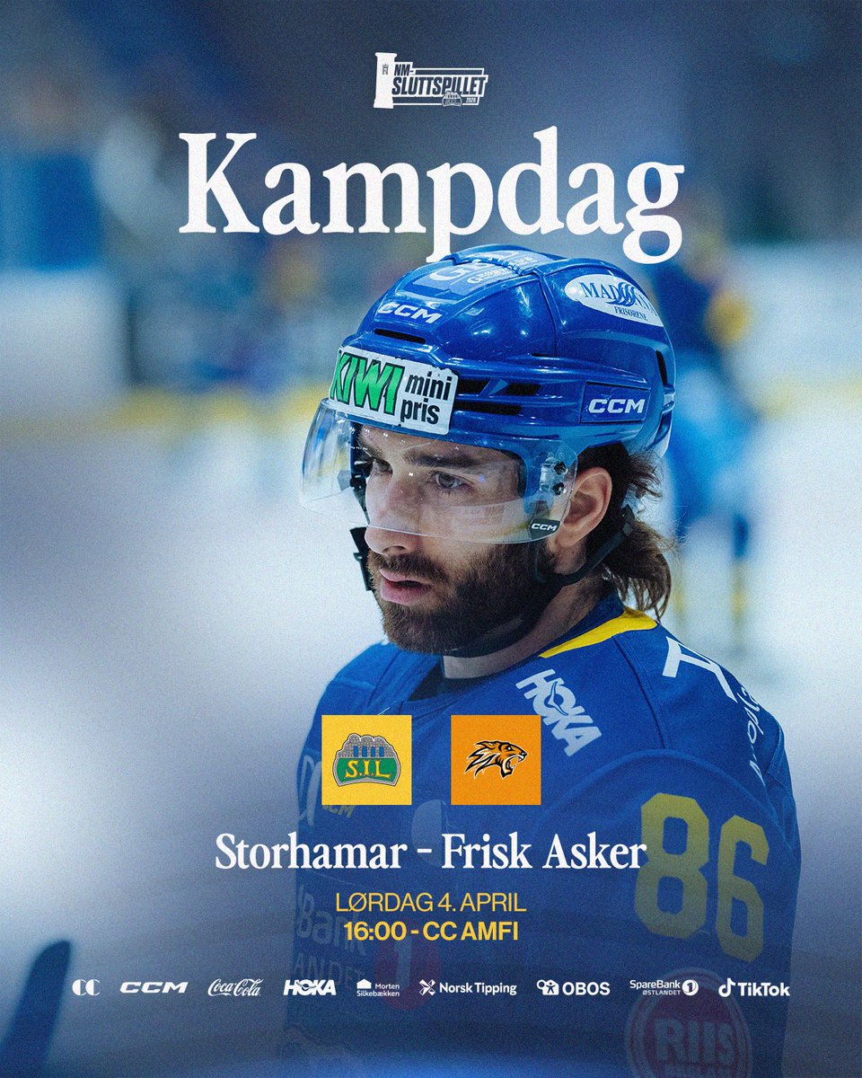 I dag starter det vi har trent og jobbet for hele sesongen. Det ultimate høydepunktet: Veien mot å vinne «bøtta».  👉🏽🏆 Fra 13:30 kan du besøke OBOS Fanzone utenfor hallen, dørene åpner 14:00 og pucken droppes 16:00. Da sees vi da vell 👋🏽

sil.no/statpack-nm-fi…