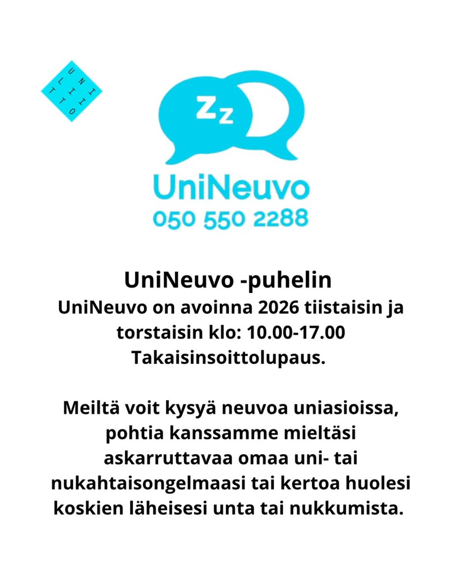 uniliitto's tweet photo. Uniliitto ry: kannanotto luettavissa: https://t.co/sLfqLyBtZc ja tieto ja apua unihäiriöihin: https://t.co/54Yu2NLAZn
#uni #unihäiriöt #kannanotto #nukutaanparemmin #tukea #tietoa https://t.co/BEmFwnXqY6