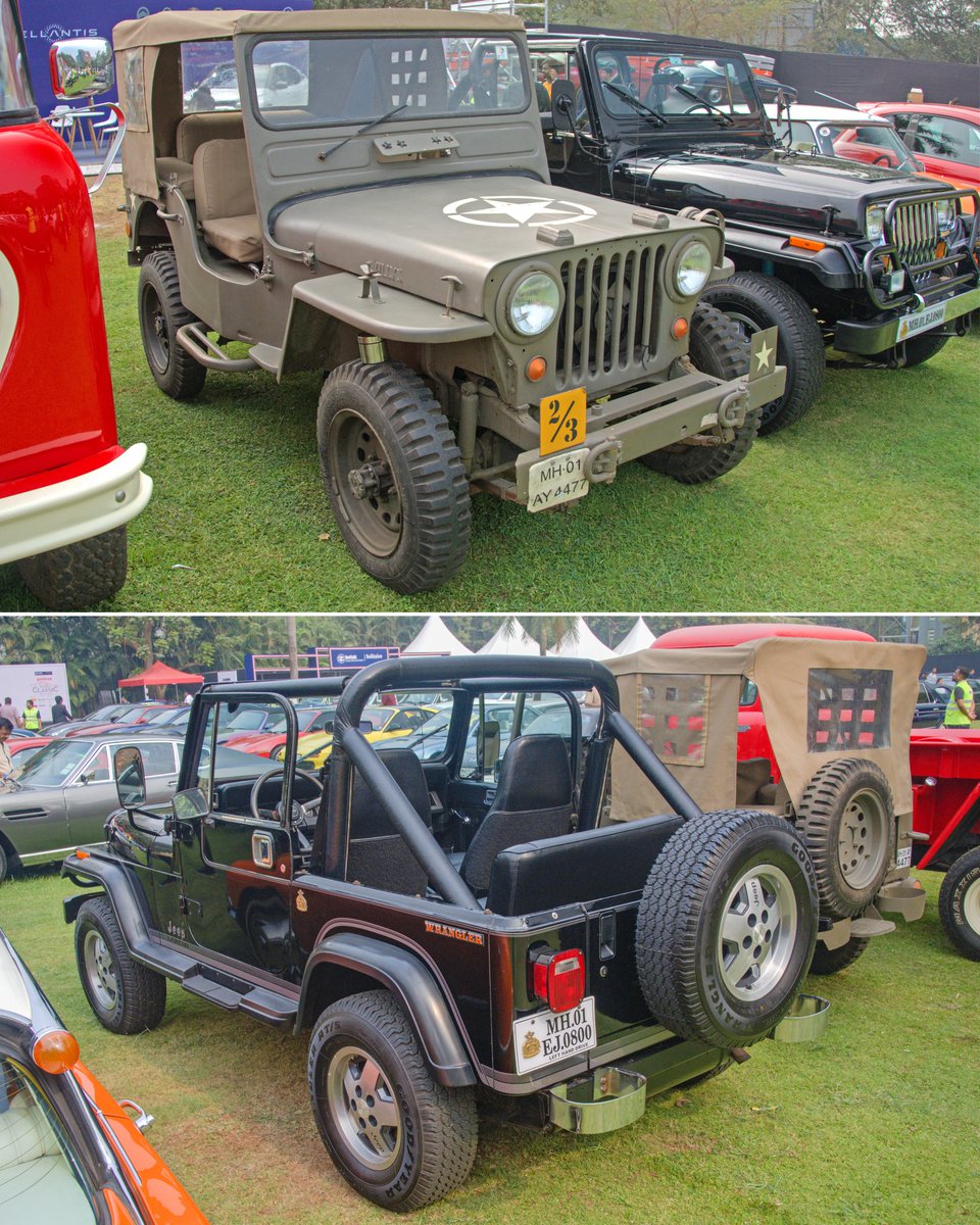 autocarindiamag's tweet image. BRANDED CONTENT ➡️ From the battlefield to the trail, capability has always been at Jeep's core. From the legendary Willys MB that started the tradition, to the tradition-breaking Wrangler YJ  were showcased at Autocar India's Modern Classic Rally 2026.
.
.
.
@JeepIndia #jeep