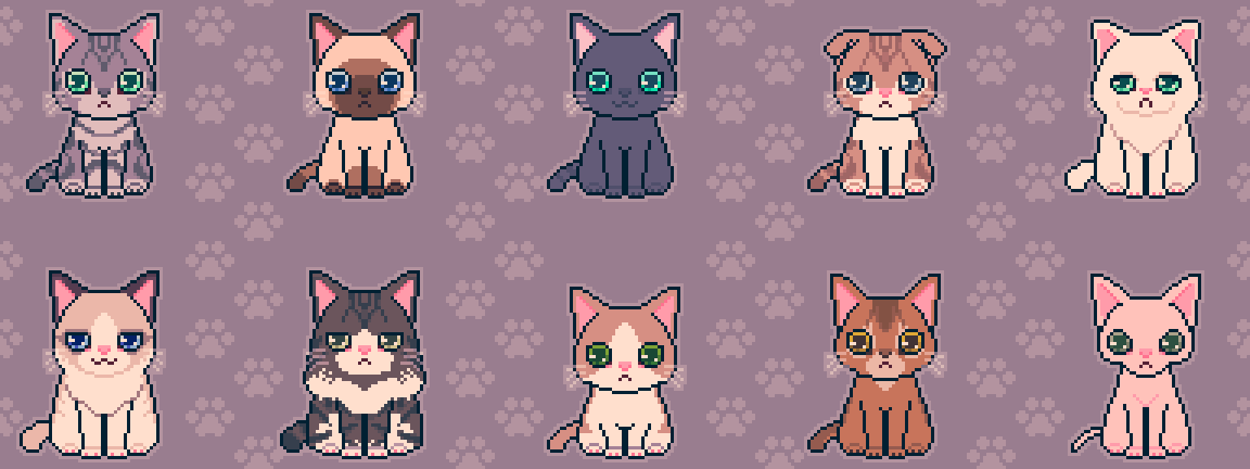 sorutime's tweet photo. にゃんこ
#ドット絵 #pixelart https://t.co/buCg9evjR3