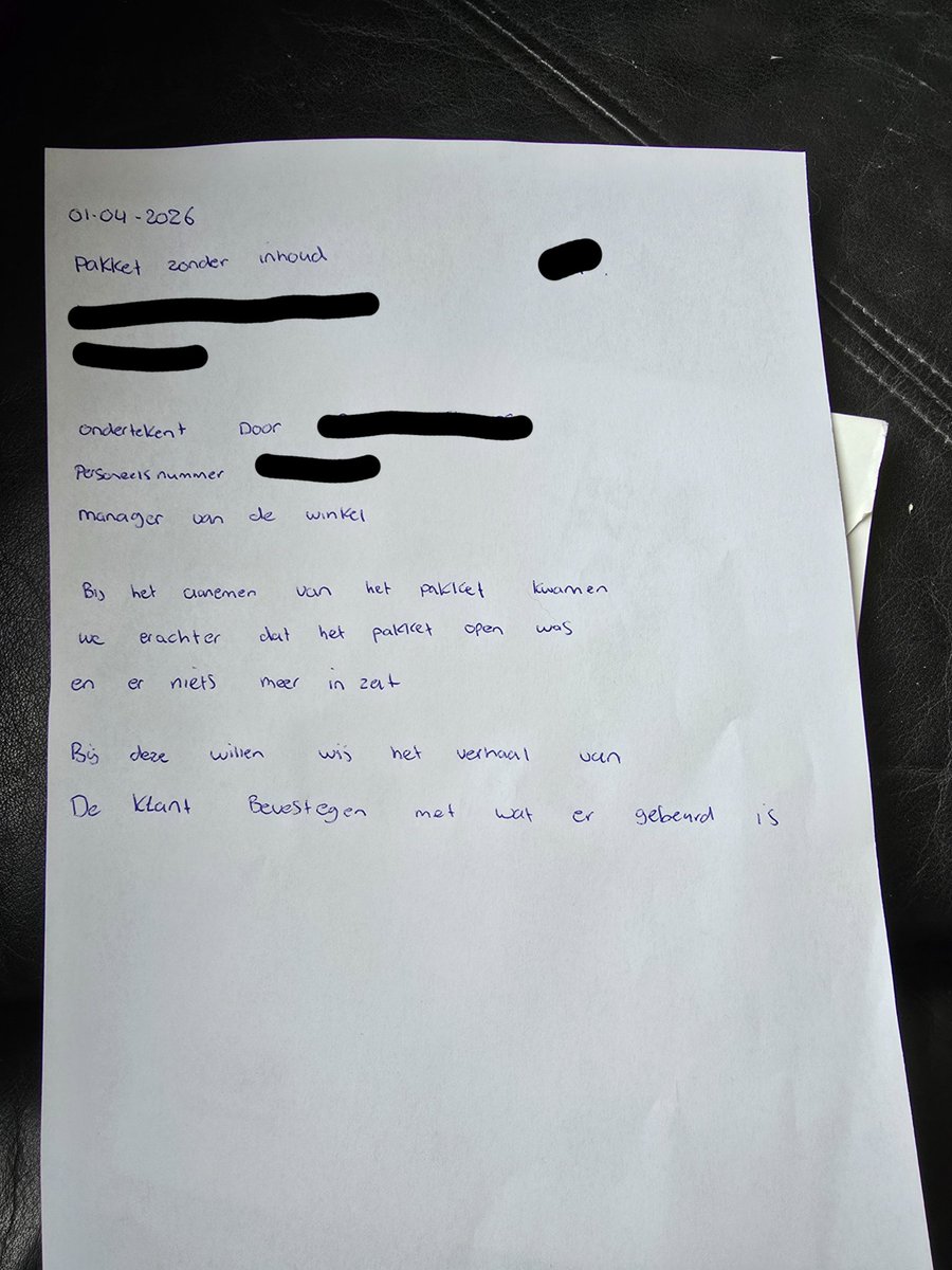 indraw's tweet photo. @DHLPaket @DHL_NLpers @DHLCustLine Upon delivery at DHL servicepoint my parcel is torn open and the content is stolen. DHL customer service said tough luck, I didn't pay for insurance.
So basically they're saying I should have paid for insurance for their stealing employee? https://t.co/pEtyERSdKa