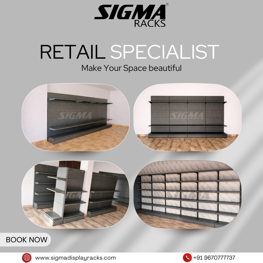sigmaracks's tweet image. Looking to transform your #retailstore into a high-performing space? Sigma Racks is your trusted retail specialist across #India, delivering smart, durable, and visually appealing #displaysolutions that boost both organization and sales.
🌐sigmadisplayracks.com
📞+91 9670777737