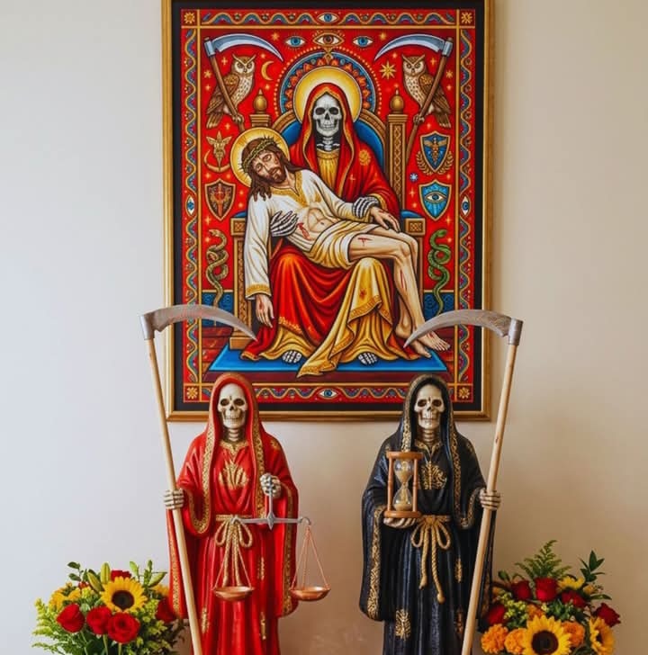 SantaMuerte009's tweet photo. Hoy no hay palabras, hoy hay silencio y dolor , mi Padre duerme, Mi Santísima lo cuida 🙏🏻🥲
El Rey de Reyes Duerme https://t.co/TFJueIEJU4