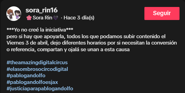 🎪 EL CIRCO DIGITAL 🎪 | #PabloGandolfoComoJAX 💜 tweet media
