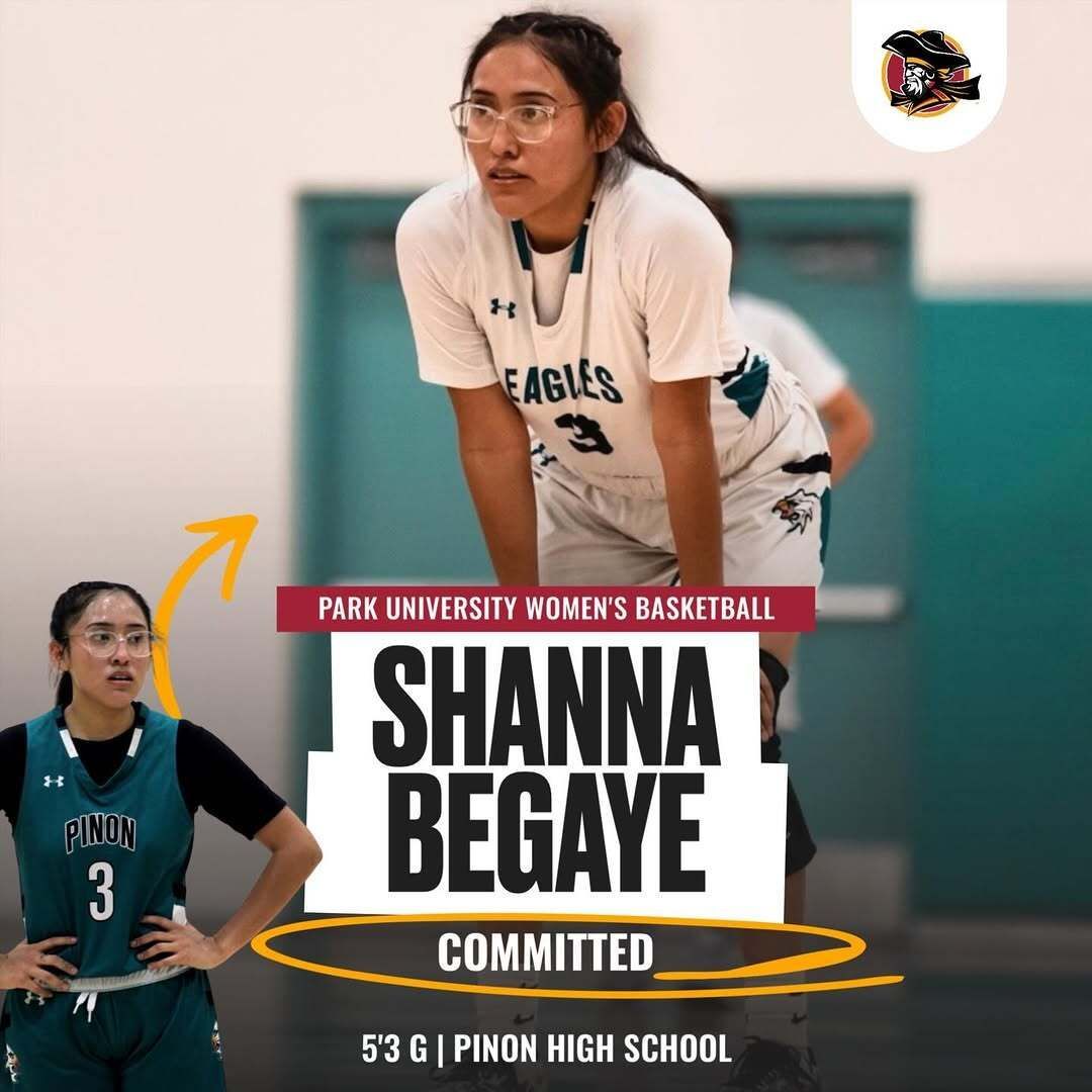 ndnsports's tweet image. Congratulations to Shanna Begaye (Navajo), out of Pinon High School in Arizona, who has committed to Park University-Gilbert to continue her education and basketball career. 
#NativePreps #Navajo