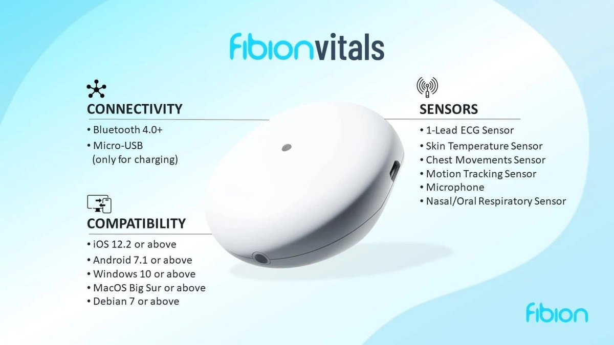 FibionSleep's tweet photo. 👌
Introducing Fibion Vitals and what to benefit from using it for your Home Sleep Studies

👇👇👇

https://t.co/bE0lZzJyP7 https://t.co/VOCbJiULXK