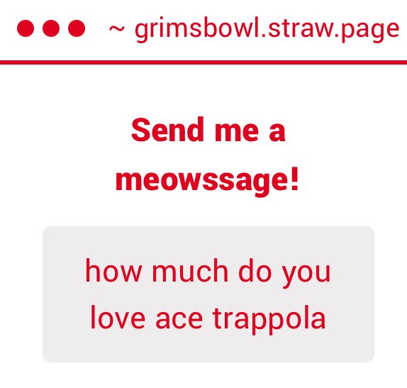 The Real grim tweet media