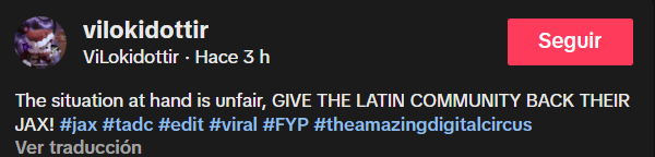 🎪 EL CIRCO DIGITAL 🎪 | #PabloGandolfoComoJAX 💜 tweet media