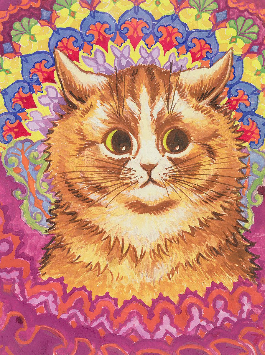 Louis Wain Bot tweet media