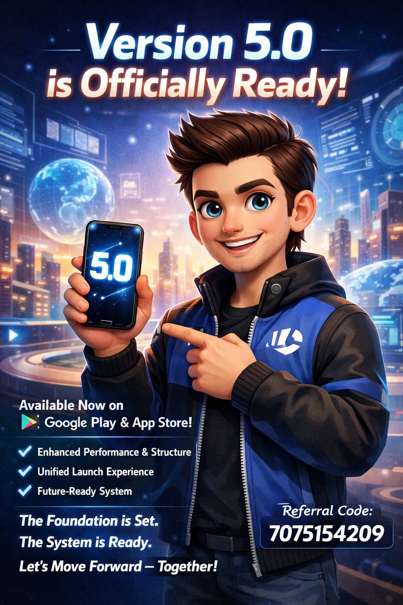 He1234h's tweet photo. Every update tells a story.
But Version 5.0 writes history.
Months of vision.
Precision engineering.
Relentless testing.
Now officially ready.
Be part of something bigger.
#Interlink #ITLG #ITLX #ITL #InterLinkAmbassador https://t.co/PvcxxyfKon