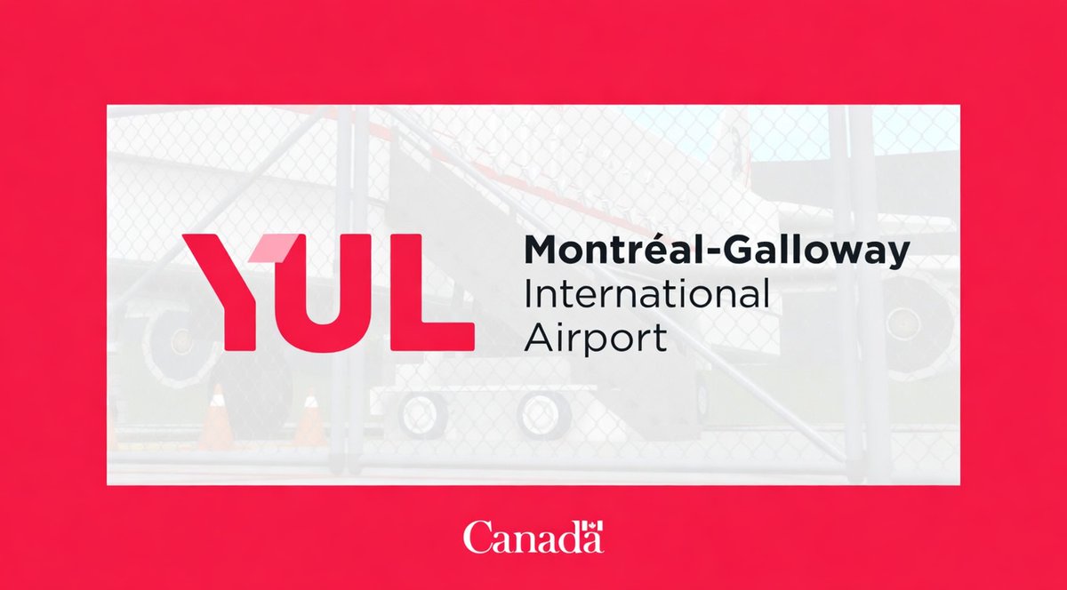 ✈️ The government is pleased to announce that, following internal consultations, Montréal–Trudeau International Airport has been renamed Montréal–Galloway International Airport. 

As one of the nation’s busiest airports, this change is a befitting honour in our history.