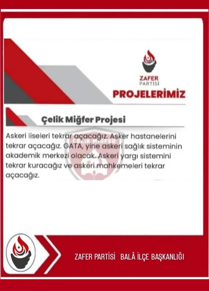 MUSTAFA37591103's tweet photo. ZAFER PARTİSİ PROJELERİMİZ https://t.co/ac1wcd8dQp