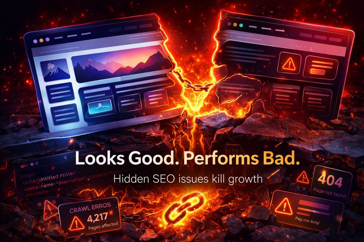 codedesignai's tweet image. Good design ≠ good performance

Fix what’s hidden.
#SEO #WebsiteBuilder #CodeDesign