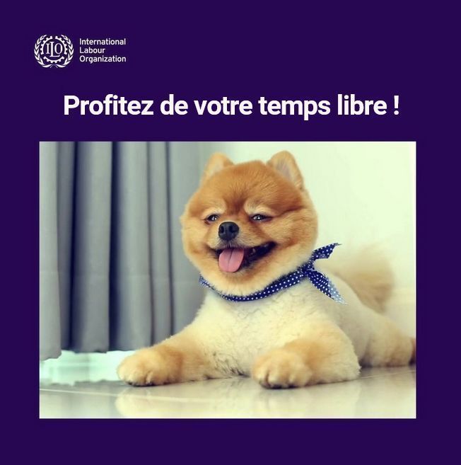 ONUGeneve's tweet image. La promotion du #TravailDécent passe par le temps de repos !

Nous vous souhaitons à tous un excellent week-end ! 

En savoir plus sur les normes de l'#OIT/@OITinfo sur le temps de travail : buff.ly/N8wPOnu