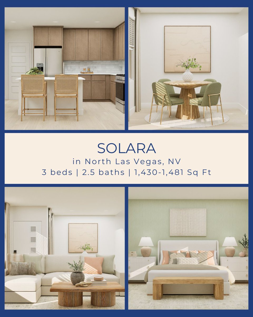 Models are now open at Solara in North Las Vegas! 🏡✨ Explore brand-new gated townhomes, onsite amenities &amp; a prime location with easy access to the city. Tour today! ❤️

🔗 spr.ly/6010B6mCfC