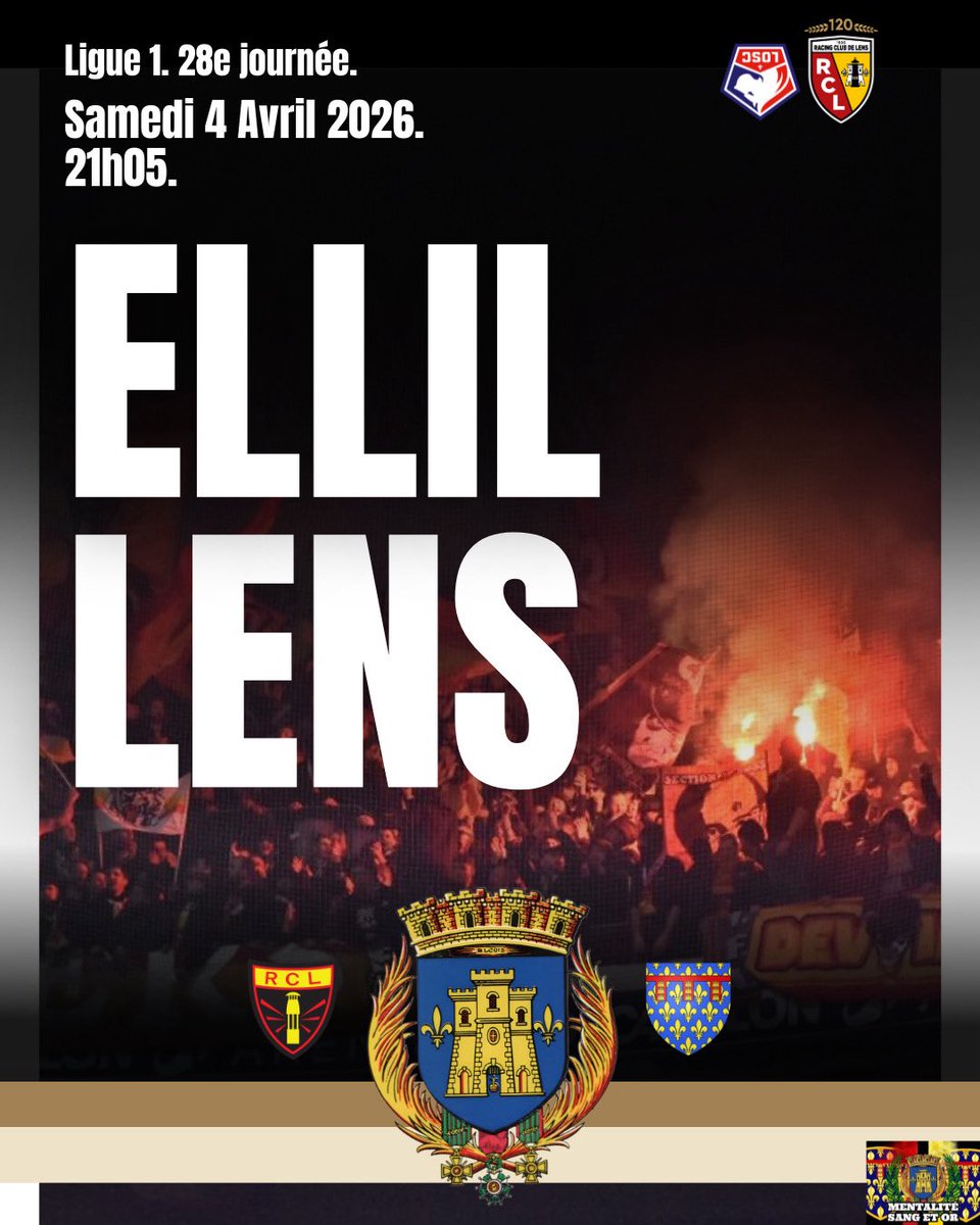 MENTALITÉ SANG ET OR /RC Lens tweet media