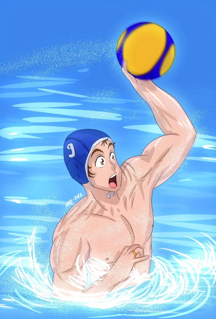 OyabunArt's tweet image. #ShingoWeek DAY 4: SPORTS/DEPORTES 🤽‍♀️🩵

#shingoweek2026 #shingoyabuki #矢吹慎吾 #kof