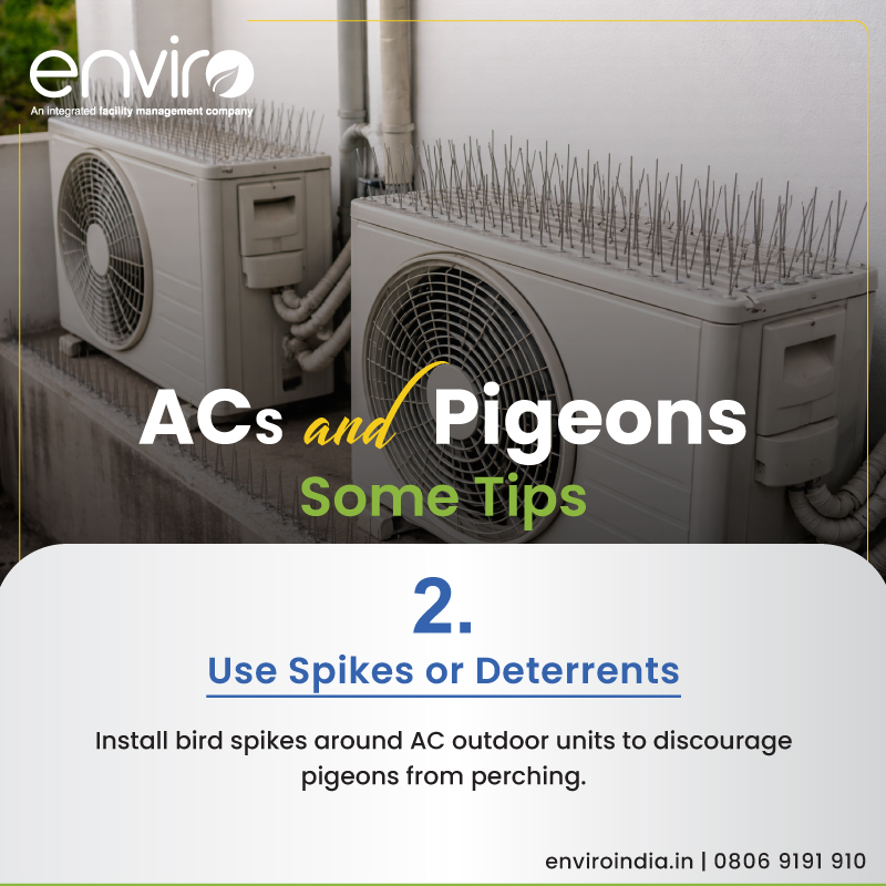 enviro_india's tweet image. Air Conditioners and Pigeons: Steps to Safeguard your Family.

#HomeMaintenance #ACCare #MaintenanceTips 
#AC #Pigeon #AirConditioner #AirConditioning #PreventiveMaintenance #Technical #Residential #Society #Enviro #IntegratedFacilityManagementServices #IFMS #FacilityManagement