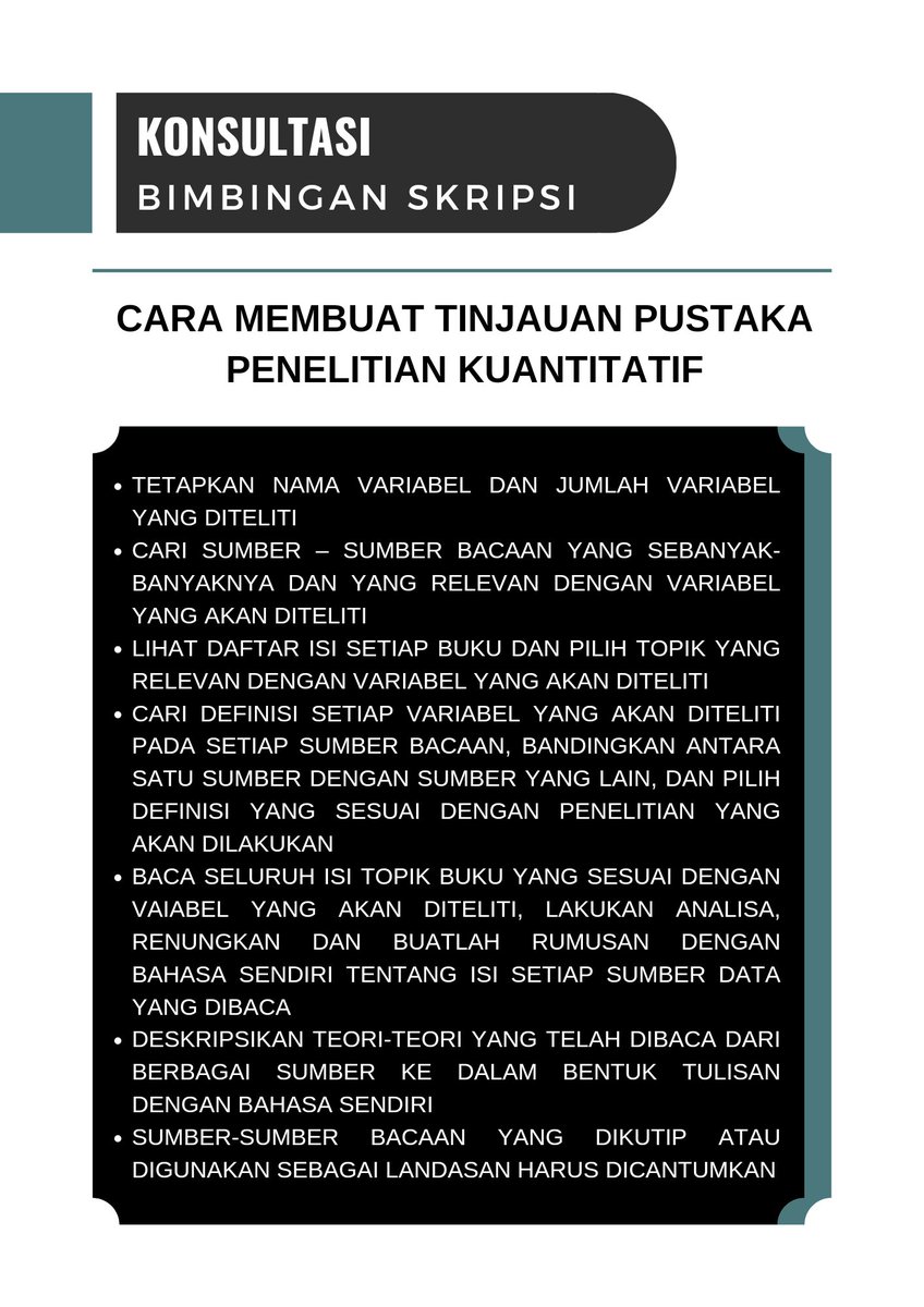 Jasa konsultasi dan bimbingan skripsi tweet media