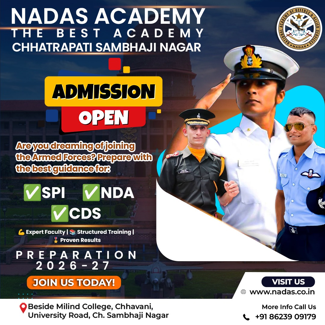 Nadas__official's tweet image. 🇮🇳 Admission Open 2026–27

NDA | CDS | SPI
Start your Defence journey with NADAS Academy
📞 8623909179
🚀 Take the first step towards your Defence career today!
#NDA #CDS #SPI #DefenceCareer